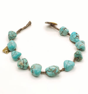 Gemstone Nugget Bracelet