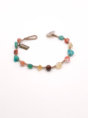 Gemstone Nugget Bracelet