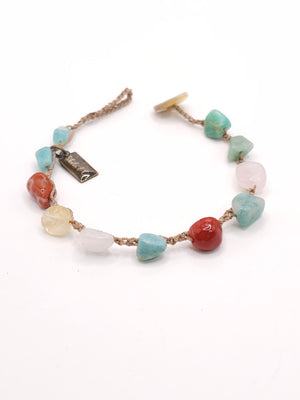 Gemstone Nugget Bracelet