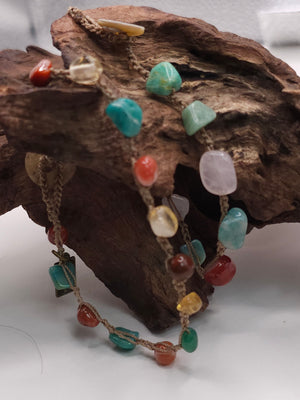 Gemstone Nugget Bracelet