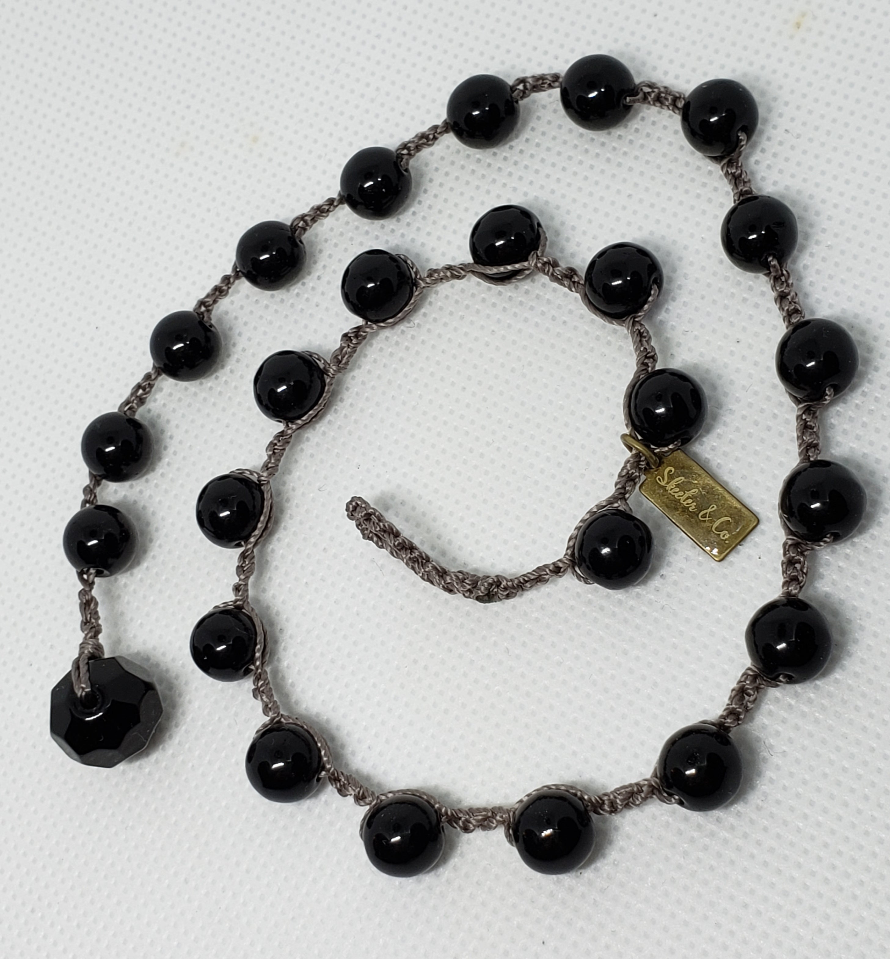 Teresa- Black Short Necklace